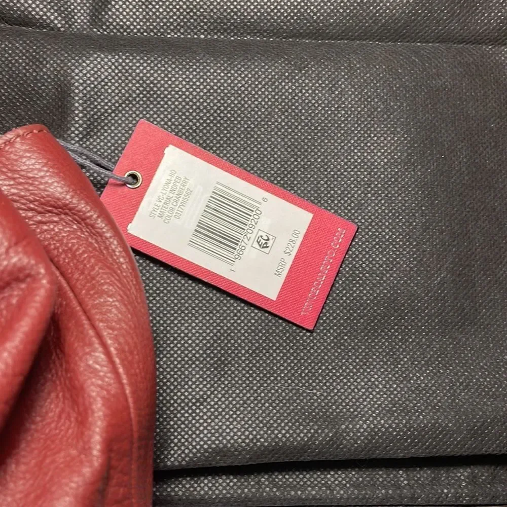 Vince Camuto cranberry Hobo bag NWT